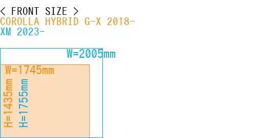 #COROLLA HYBRID G-X 2018- + XM 2023-